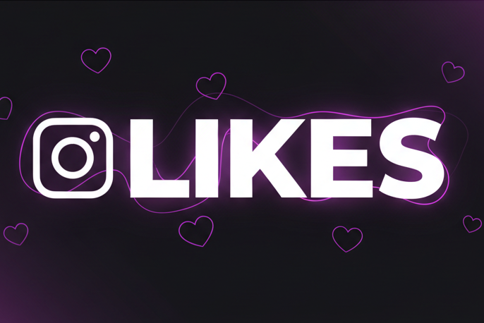 Instagram Likes Dark Banner